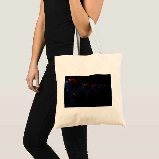 Tote Bag Poisson - Art fractal (Devant (produit))