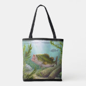 Tote Bag Poisson basse (Dos)