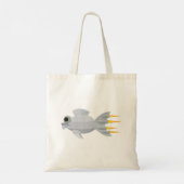 Tote Bag Poisson de fusées métallique (Dos)