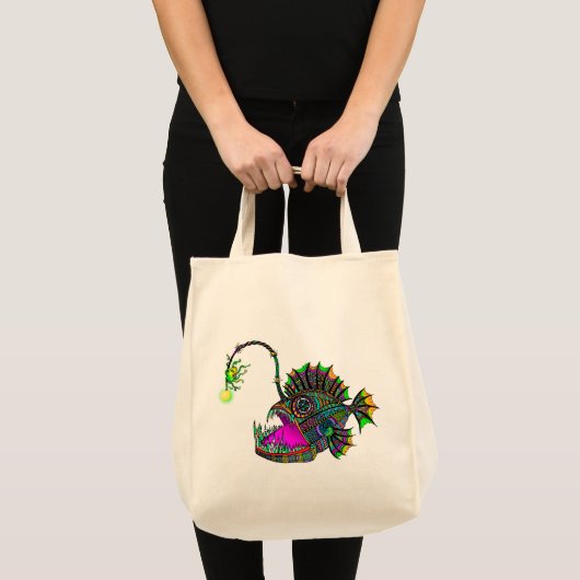 Tote Bag Poisson de pêche électrique (Devant (produit))