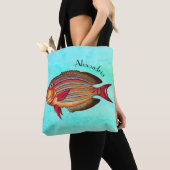 Tote Bag Poisson de récif de corail tropical (De près)