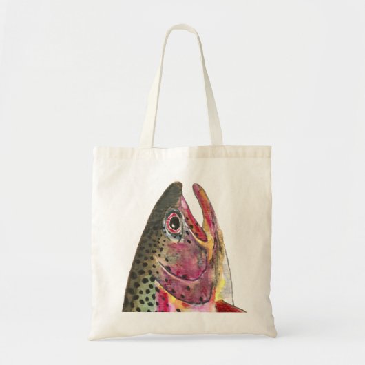 Tote Bag Poisson de truite arc-en-ciel (Devant)