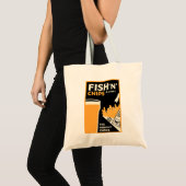 Tote Bag Poisson Et Chips Anglais (Devant (produit))