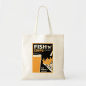 Tote Bag Poisson Et Chips Anglais (Devant)