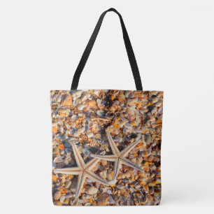 Tote Bag Poisson étoilé et coquillages
