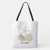Tote Bag Poisson étoilé et coquilles marines (Dos)