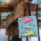 Tote Bag Poisson fantaisiste funky