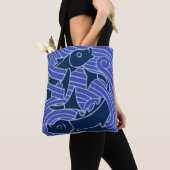 Tote Bag Poisson Gras Baignade Océan Bleu Pêche (De près)