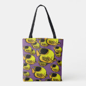 Tote Bag Poisson jaune et orange (Dos)