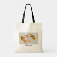 Poisson Koi Or élégant