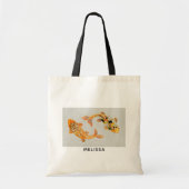 Tote Bag Poisson Koi Or élégant (Devant)