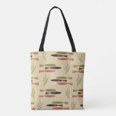 Tote Bag Poisson Moderne Du Milieu Du Siècle (Dos)