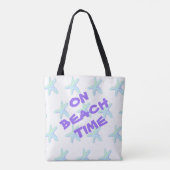 Tote Bag Poisson sur la plage (Dos)