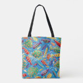 Tote Bag Poisson tropical (Dos)