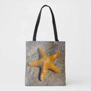 Tote Bag Poisson unique dans le sable