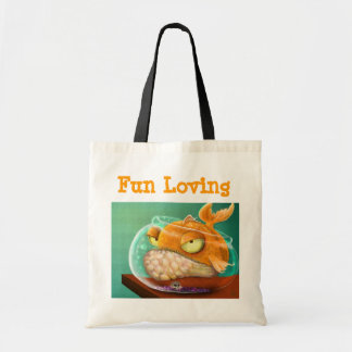Tote Bag Poissons affectueux d'amusement