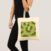 Tote Bag Poissons funky kiwi (Devant (produit))