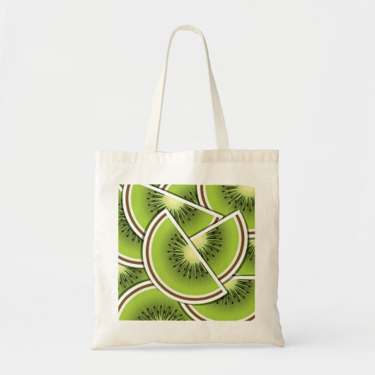 Tote Bag Poissons funky kiwi (Devant)