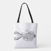 Tote Bag Poissons stylisés 2 (Dos)