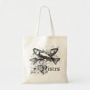 Tote Bag Poissons Zodiac vintages