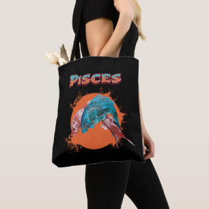 Tote Bag Poissons Zodiaque Horoscope Signe d'Eau Astrologie