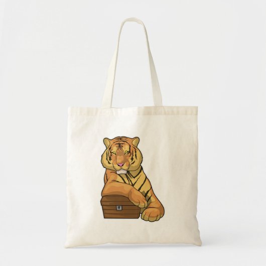Tote Bag Poitrine au trésor de tigre (Devant)