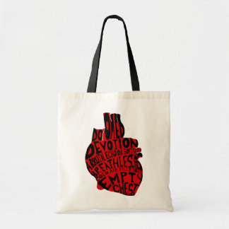 Tote Bag poitrine vide : cœur anatomique