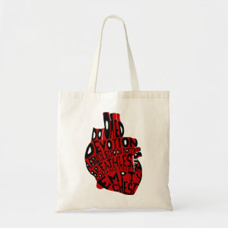Tote Bag poitrine vide : coeur anatomique
