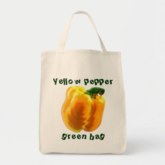Tote Bag Poivron jaune (Devant)