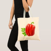 Tote Bag Poivron rouge (Devant (produit))