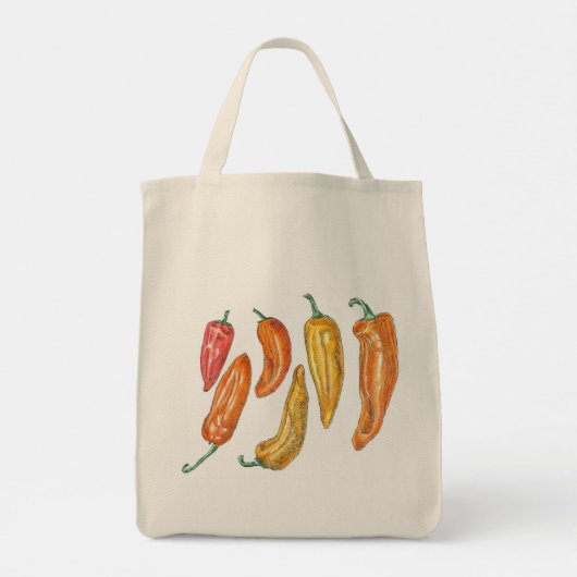 Tote Bag Poivrons doux (Dos)