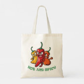 Tote Bag Poivrons épicés chauds (Dos)