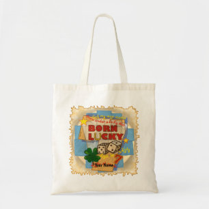 Tote Bag Poker Né Chanceux