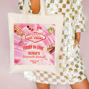 Tote Bag Poker Rose Enterrement de Vie de Jeune Fille à Las