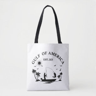 Tote Bag Pôle de pêche du golfe d'Amérique patriotique amér