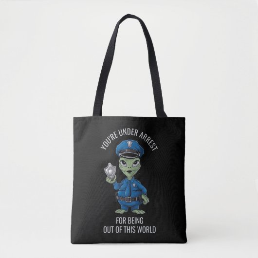 Tote Bag Policeman Alien (Devant)