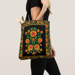Tote Bag 💛 🧡 ❤️ Polish superbe Folk Wycinanki