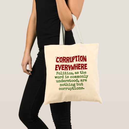 Tote Bag Politique Comme Le Mot Est Communément Compris - C (Devant (produit))