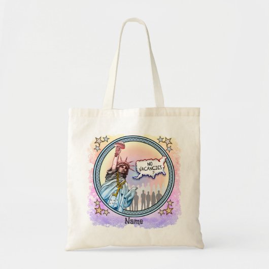 Tote Bag Politique d'immigration (Devant)