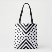 Tote Bag Polka Abstraite (Devant)