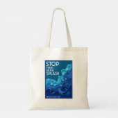 Tote Bag Pollution de la mer (Dos)