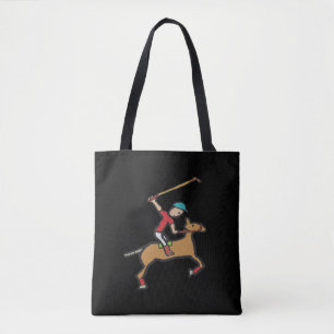Tote Bag Polo Jouer cheval et cavalier