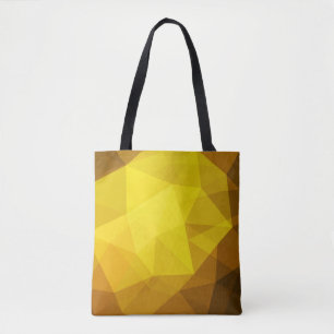 Tote Bag Polygone orange foncé. Un tout nouveau illu couleu