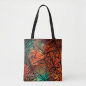 Tote Bag Polygone, peinture (Devant)