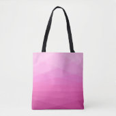 Tote Bag Polygone rose (Devant)