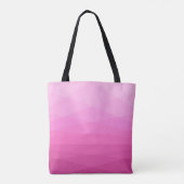 Tote Bag Polygone rose (Dos)