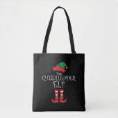 Tote Bag Pom-pom girl Elfe Matching Family Christmas Pajama (Devant)