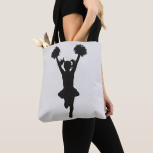 Tote Bag Pom-pom girl Silhouette Girl