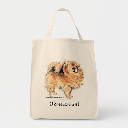 Tote Bag Pomeranian ! (Devant)