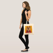 Tote Bag Poméranien (Devant (modèle))